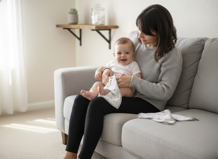 Masilo Organic Muslin Washcloths (Set of 2)