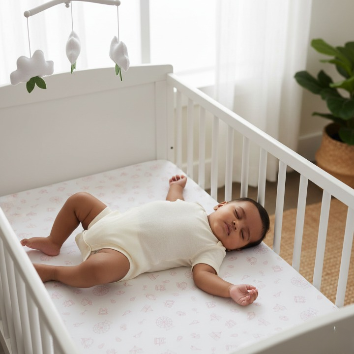 Organic Cotton Fitted Cot Sheet
