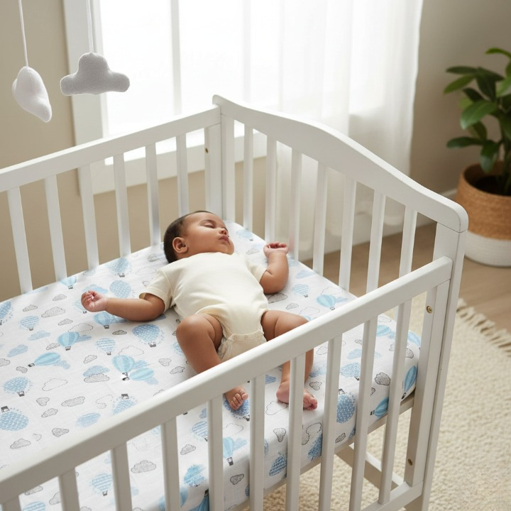 Masilo Organic Fitted Cot Sheet