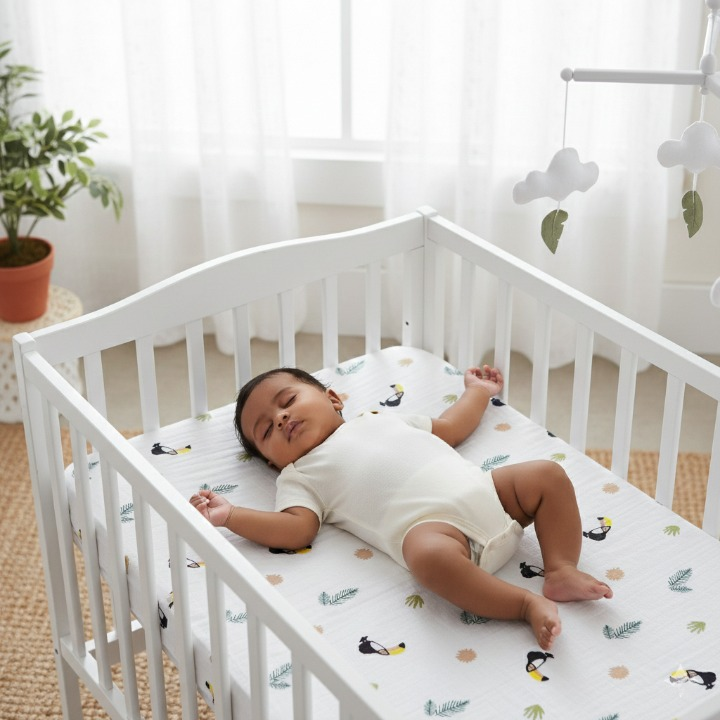Masilo Organic Fitted Cot Sheet