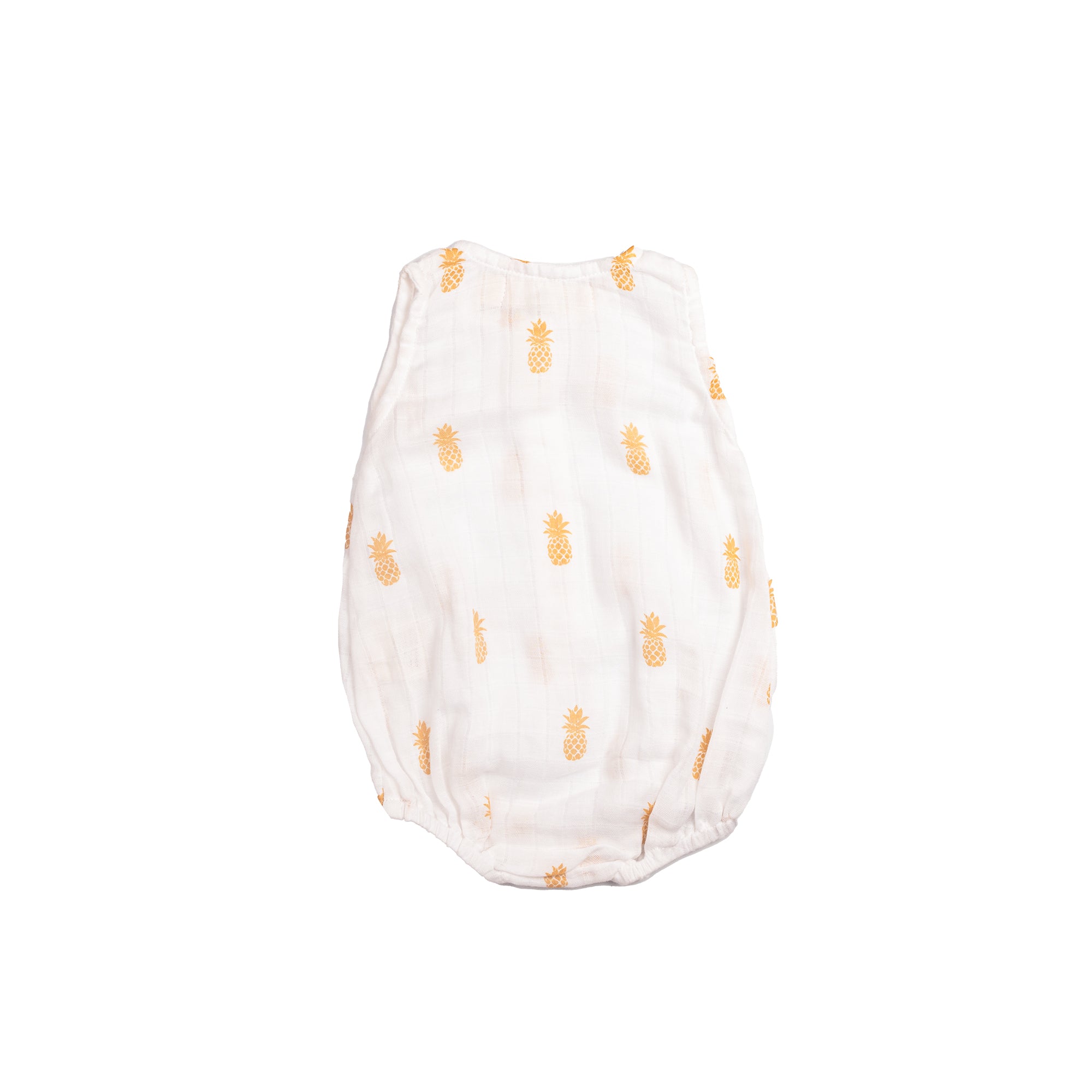 Organic Muslin Baby Romper (Pack of 3) – Pineapple