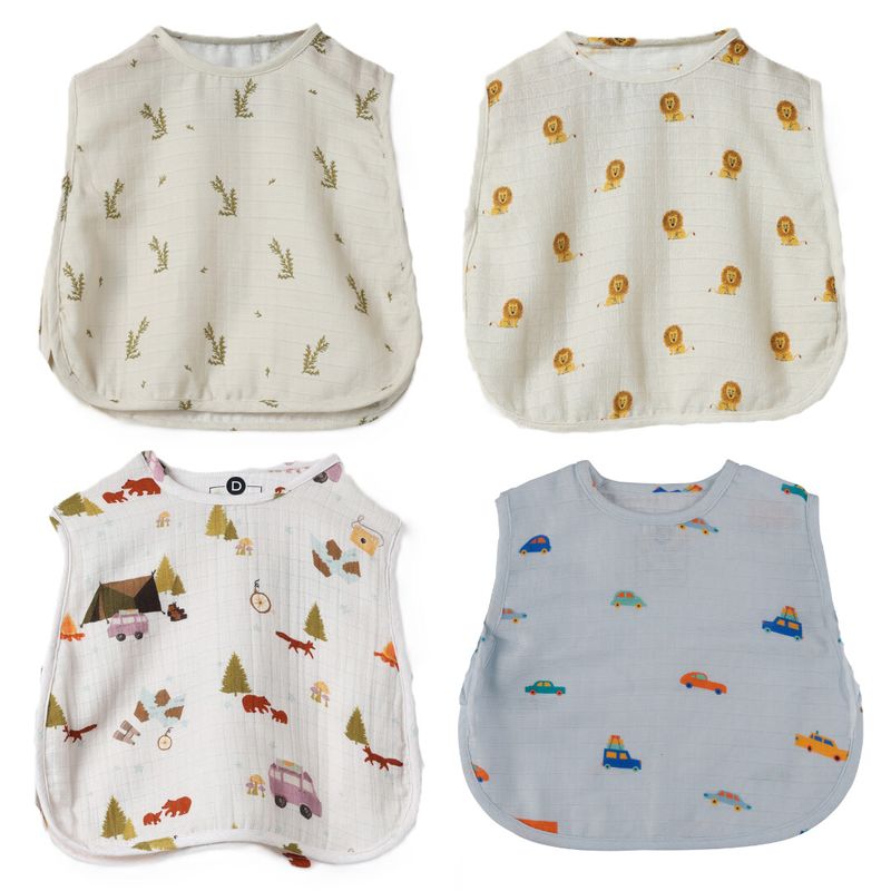 Organic Muslin Jhabla (Set of 4)