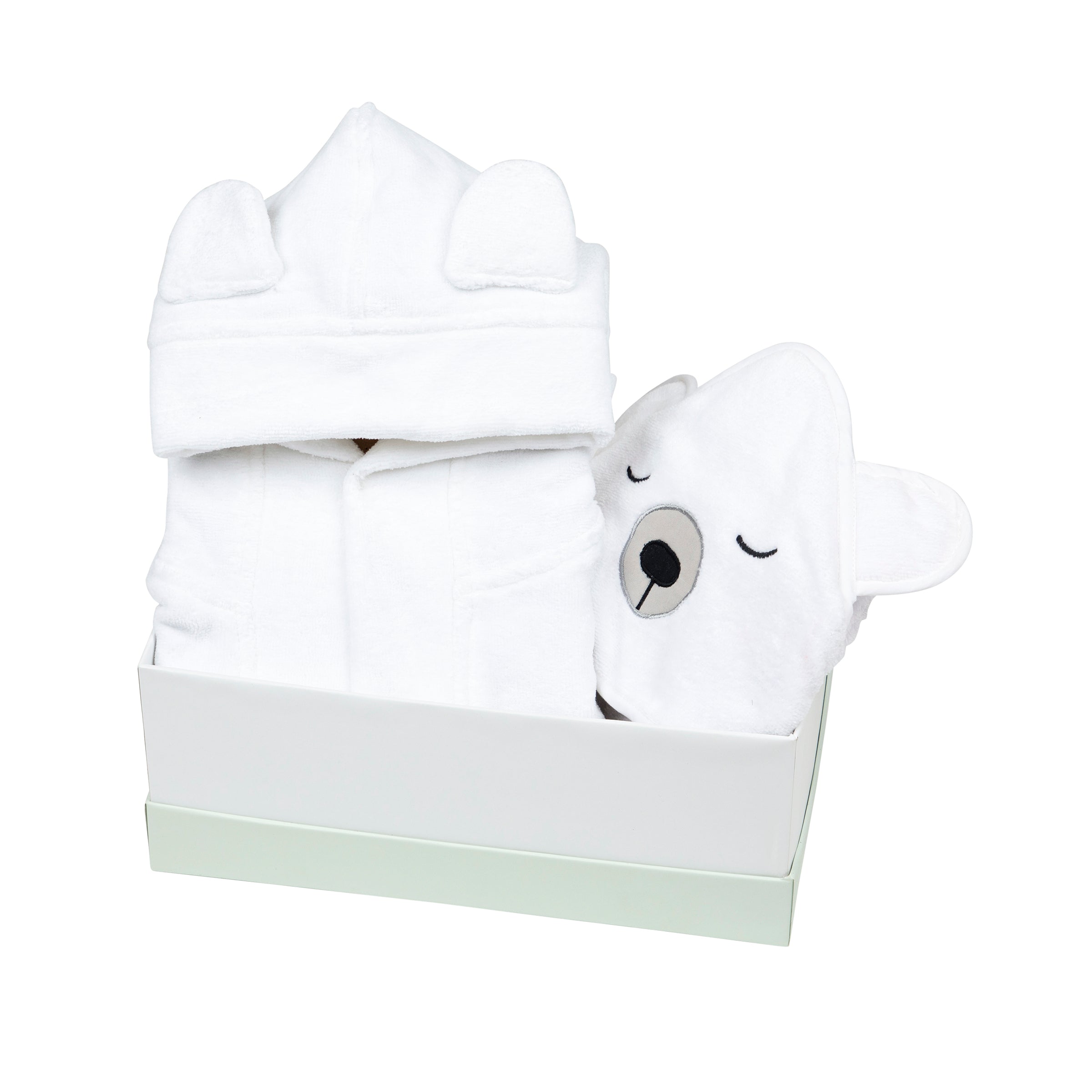 Splash & Snuggle Gift Set - White
