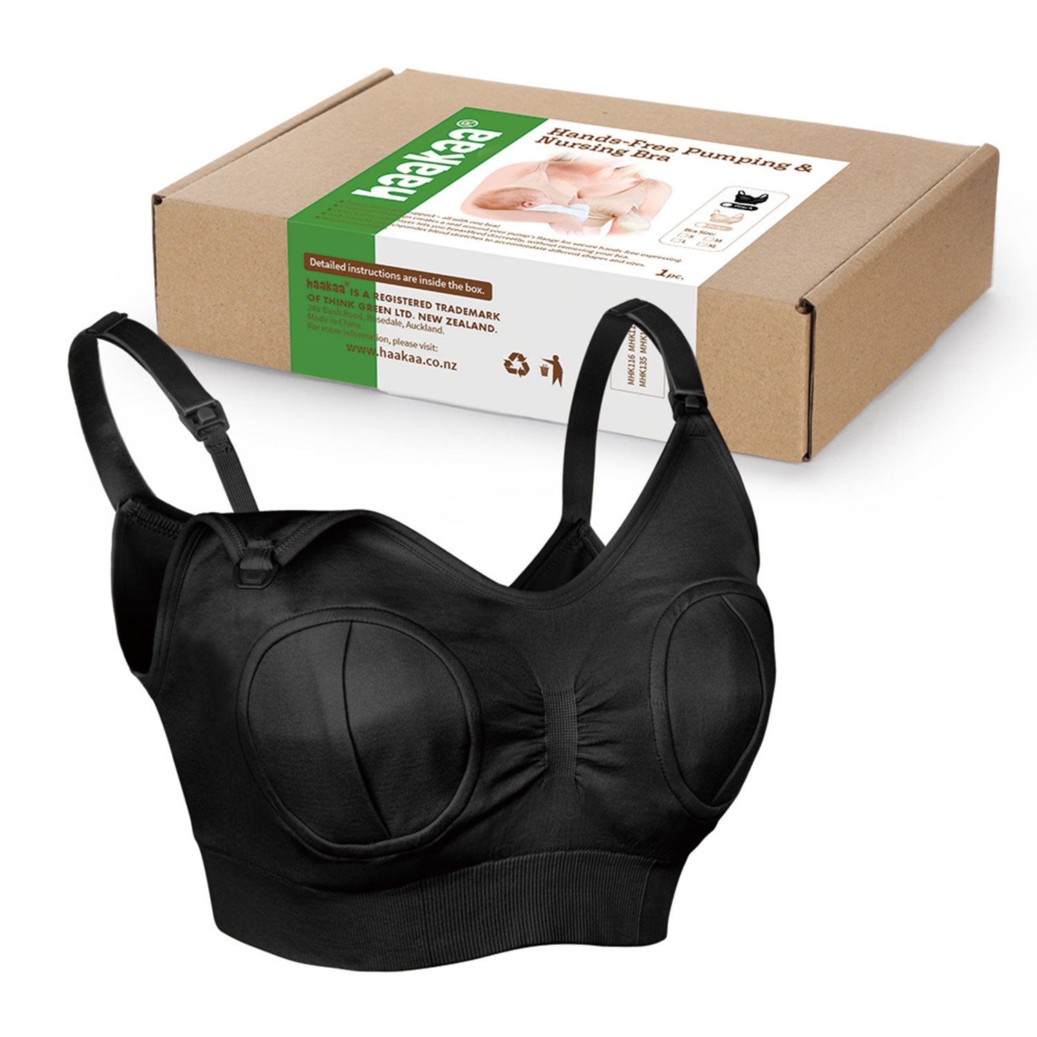 Haakaa Hands-Free Pumping & Nursing Bra