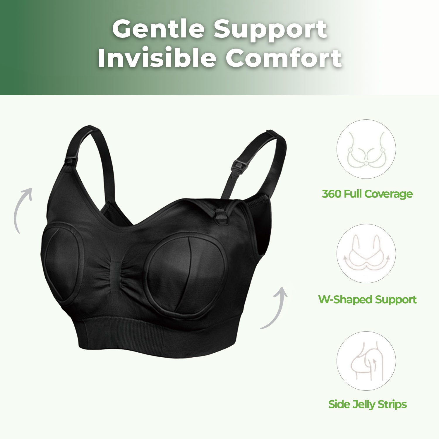 Haakaa Hands-Free Pumping & Nursing Bra