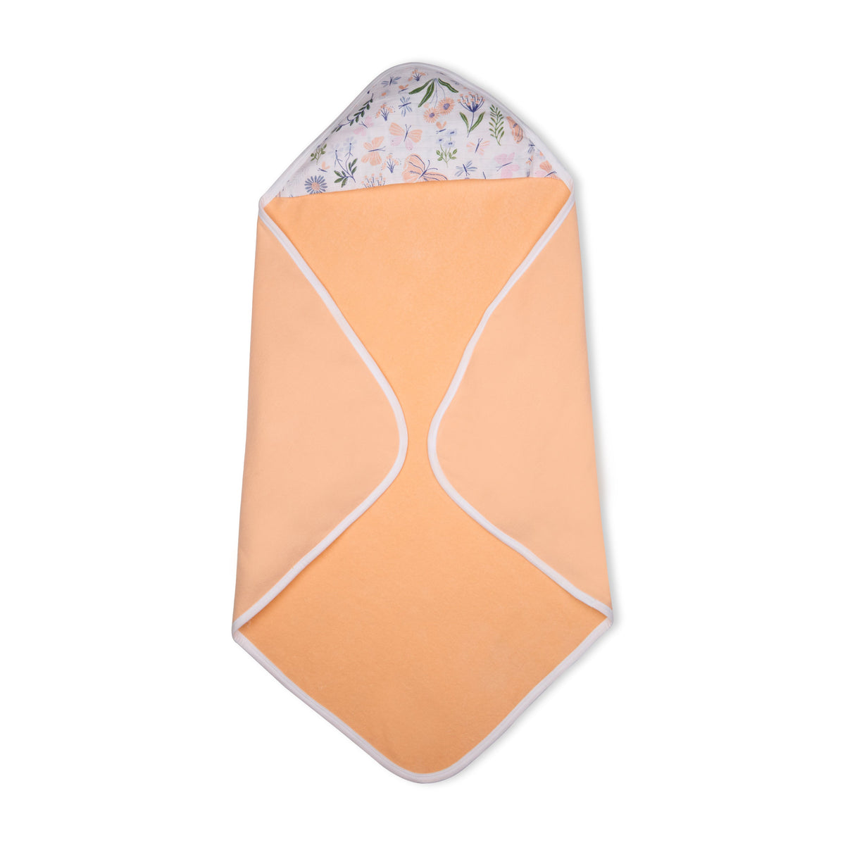 Premium Baby Hooded Towel with Muslin Hood - Soft and Lightweight