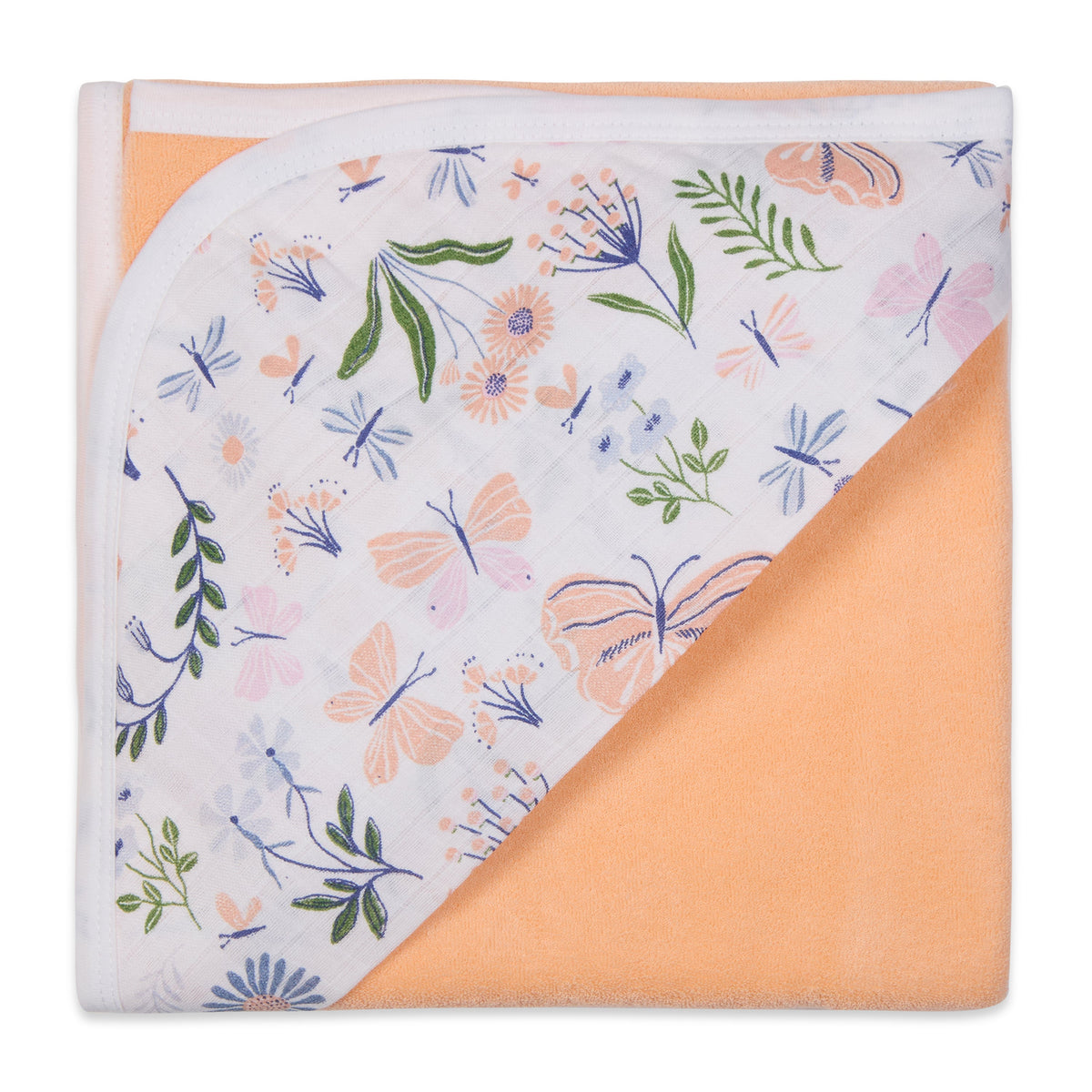 Premium Baby Hooded Towel with Muslin Hood - Soft and Lightweight