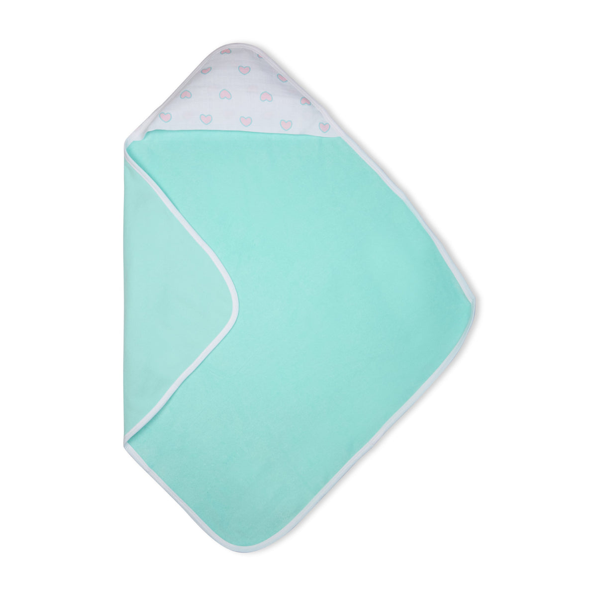 Premium Baby Hooded Towel with Muslin Hood - Soft and Lightweight