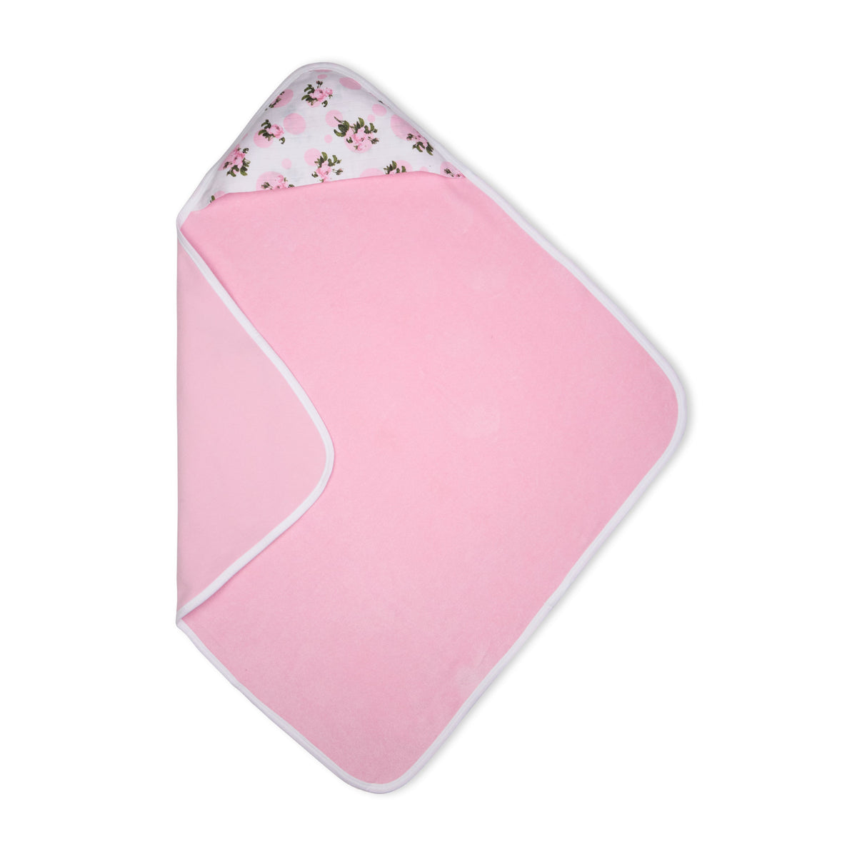 Premium Baby Hooded Towel with Muslin Hood - Soft and Lightweight