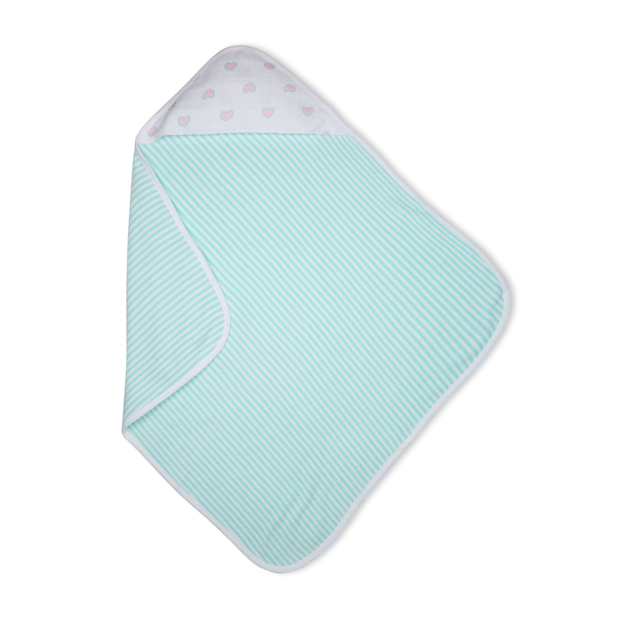 Premium Baby Hooded Towel with Muslin Hood - Soft and Lightweight