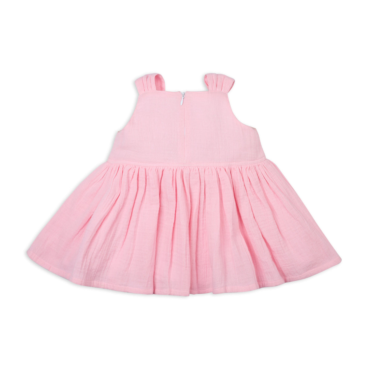 My Milestones Opal Handcrafted Crochet Double Cloth Dress with Knot Details