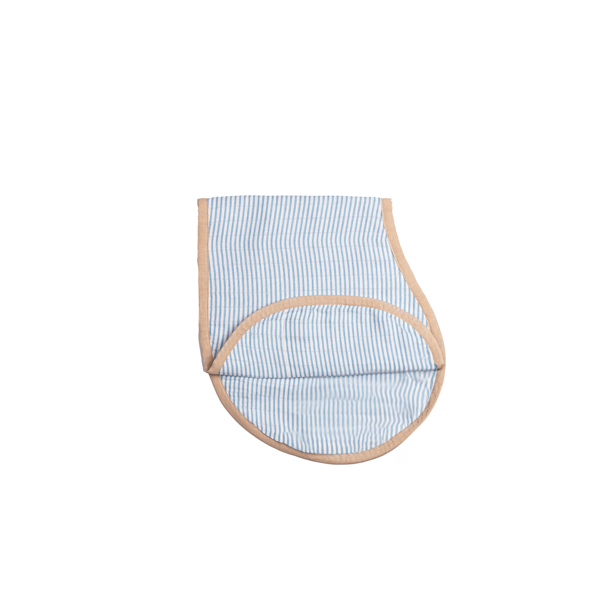 Swaddle & Burp Cloth Bib - Boat