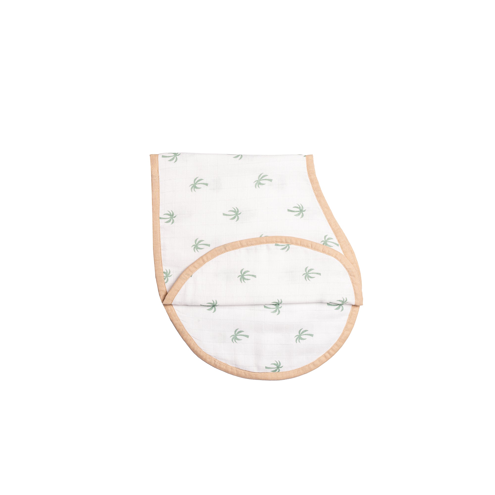 Swaddle & Burp Cloth Bib - Palm