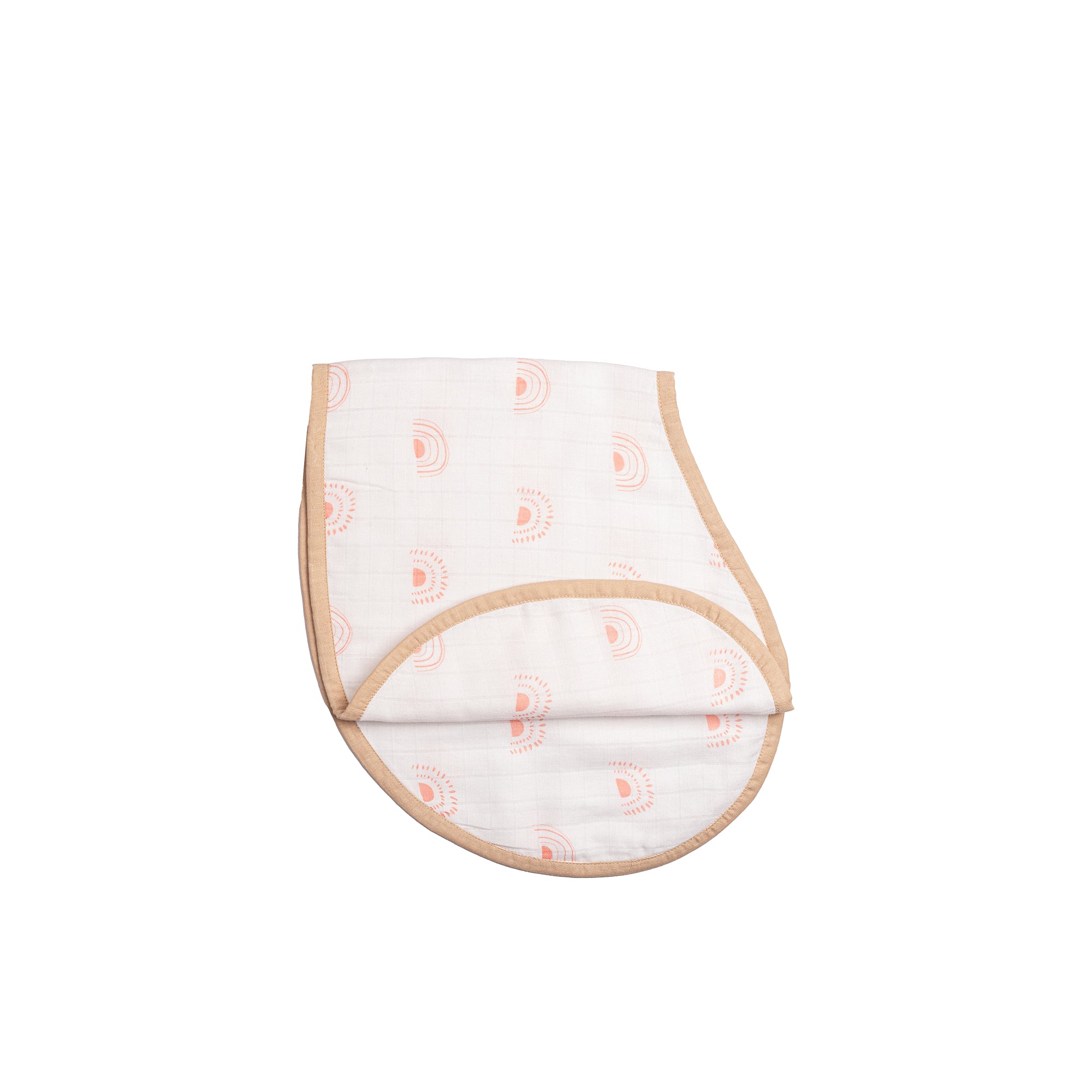 Swaddle & Burp Cloth Bib - Rainbow