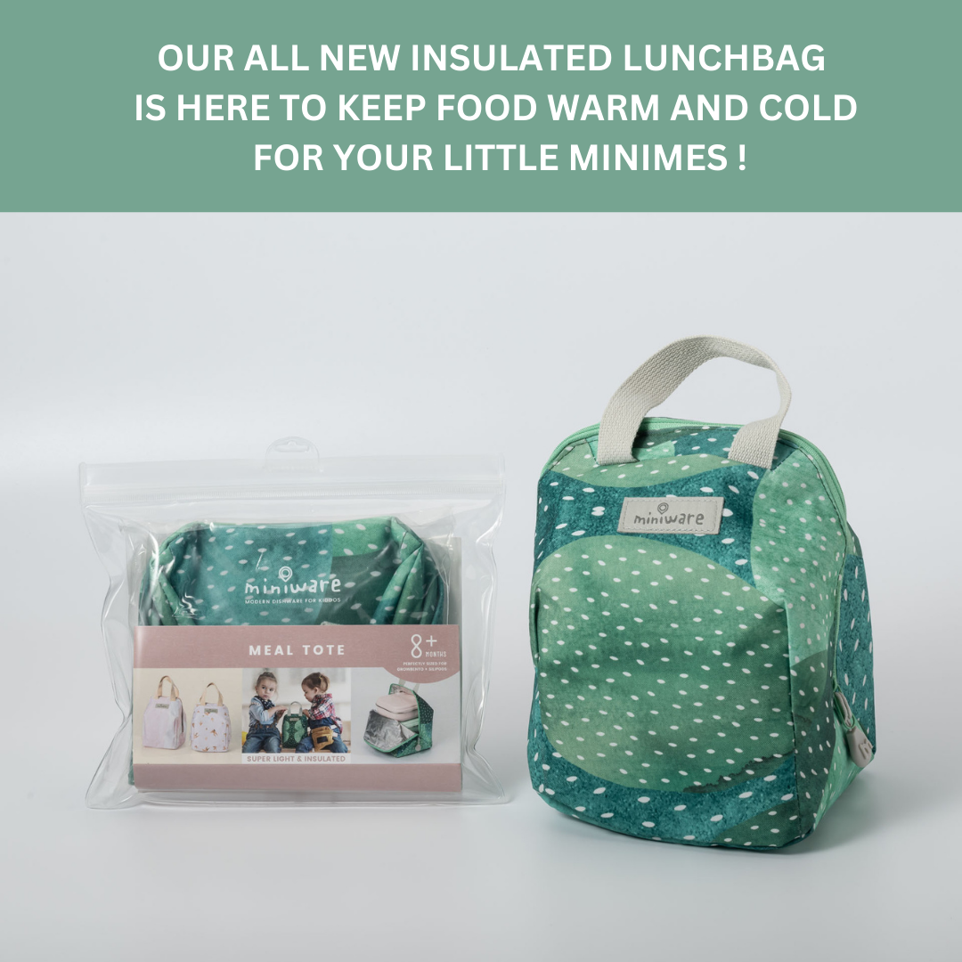 Miniware Mealtote Insulated Insulated Bag Prickly Pear Green