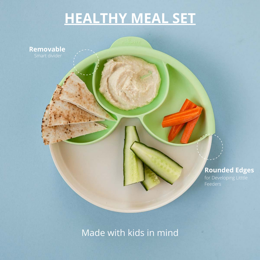 Miniware Healthy Meal Set-Aqua/Aqua
