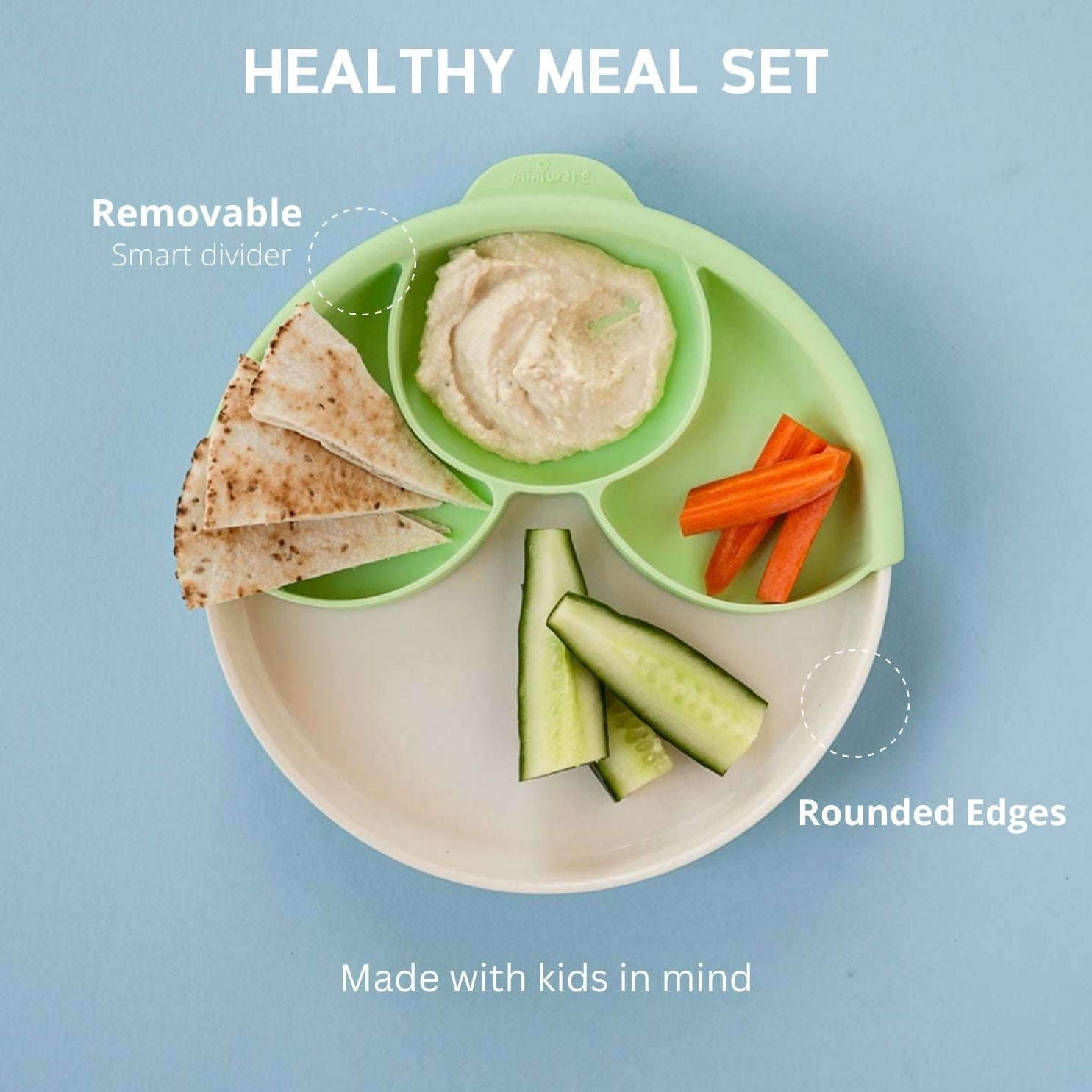 Miniware Healthy Meal Set-Cotton Candy