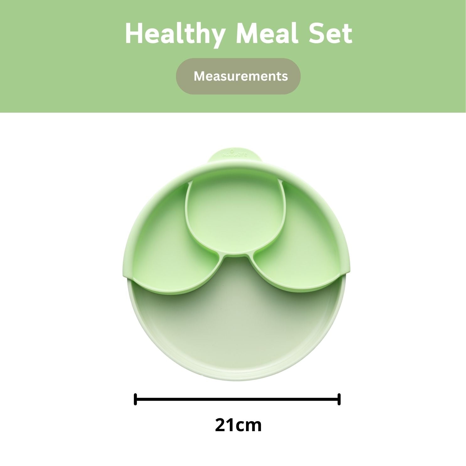 Miniware Healthy Meal Set-Key Lime