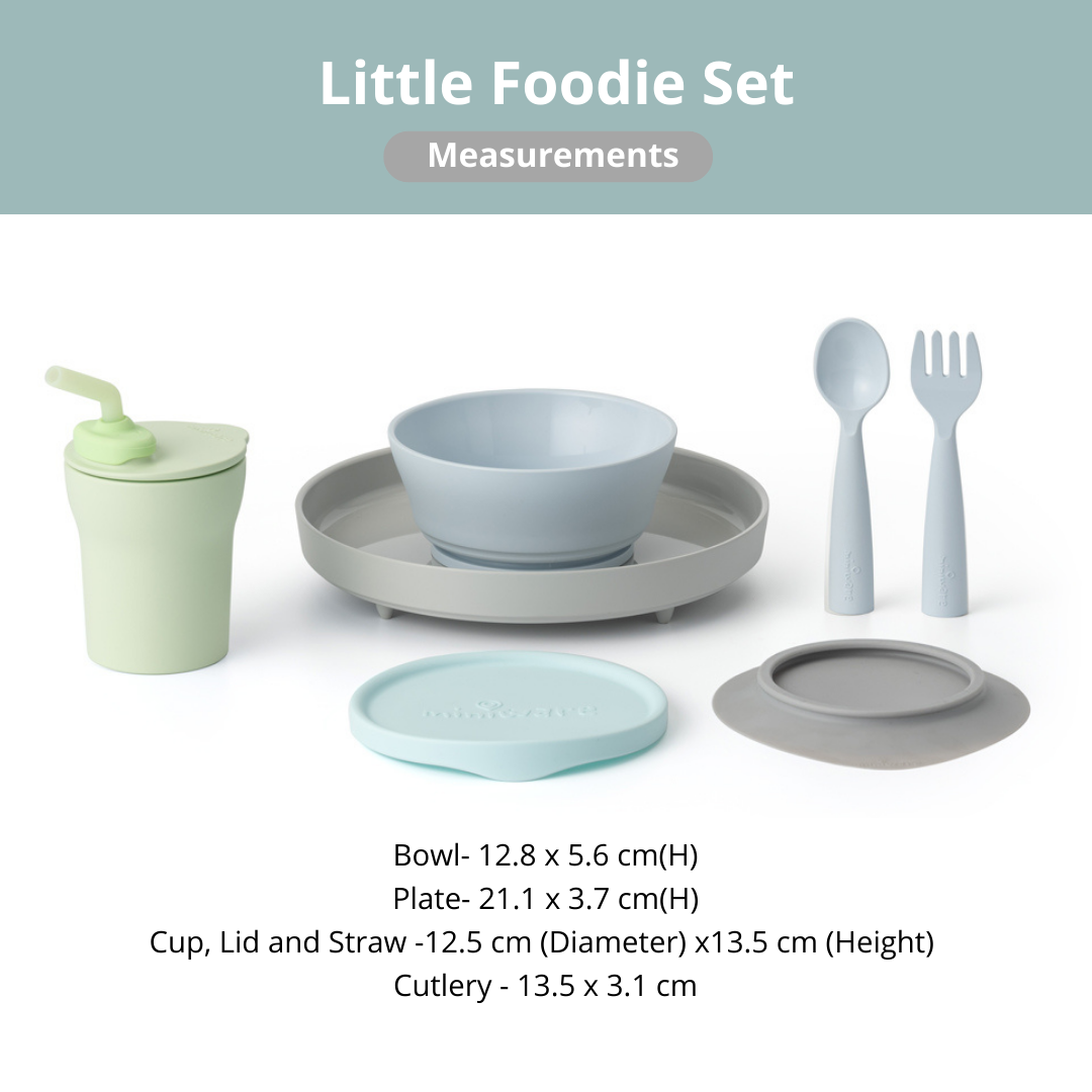 Miniware Little Foodie All-in-one Feeding Set - Little Hipster