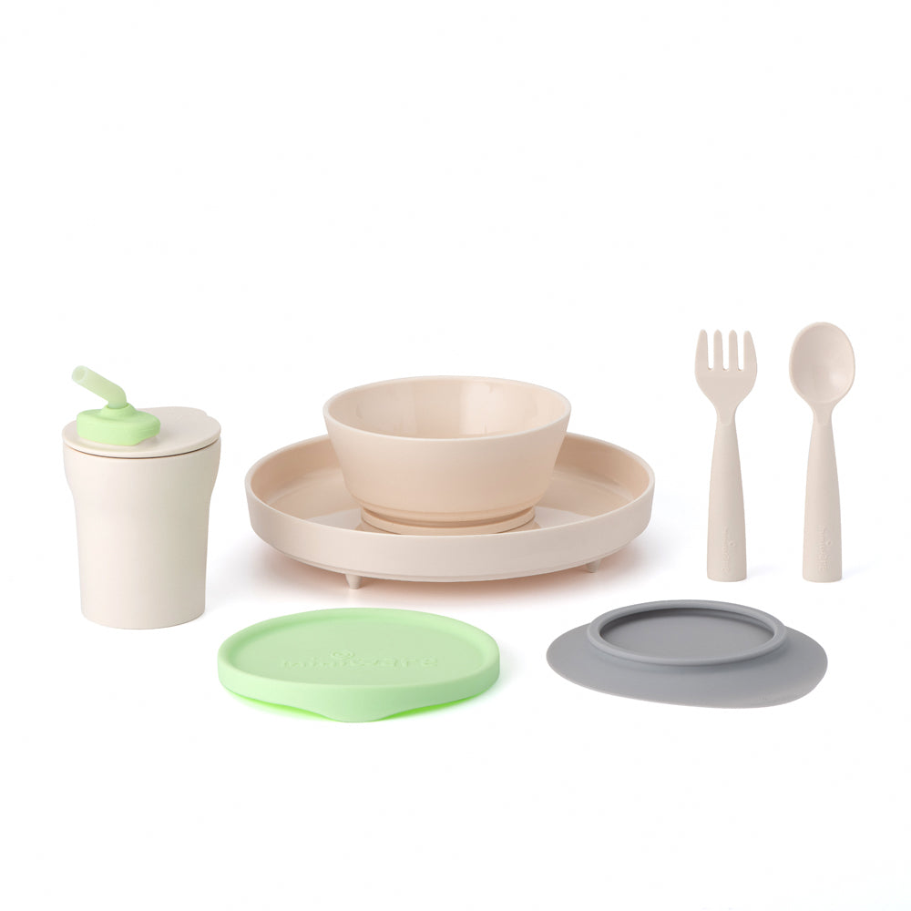 Miniware Little Foodie All-in-one Feeding Set, Lime