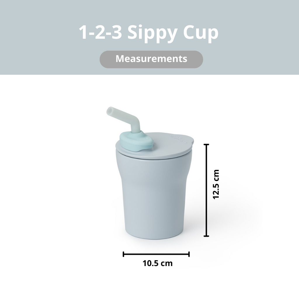 Miniware 1-2-3 Sip! Sippy Cup - Aqua