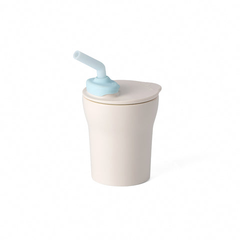 Zoli Bot Weighted Straw Sippy Cup - Ash Grey