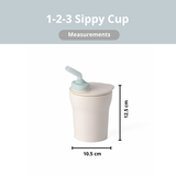 Miniware 1-2-3 Sip! Sippy Cup, Aqua