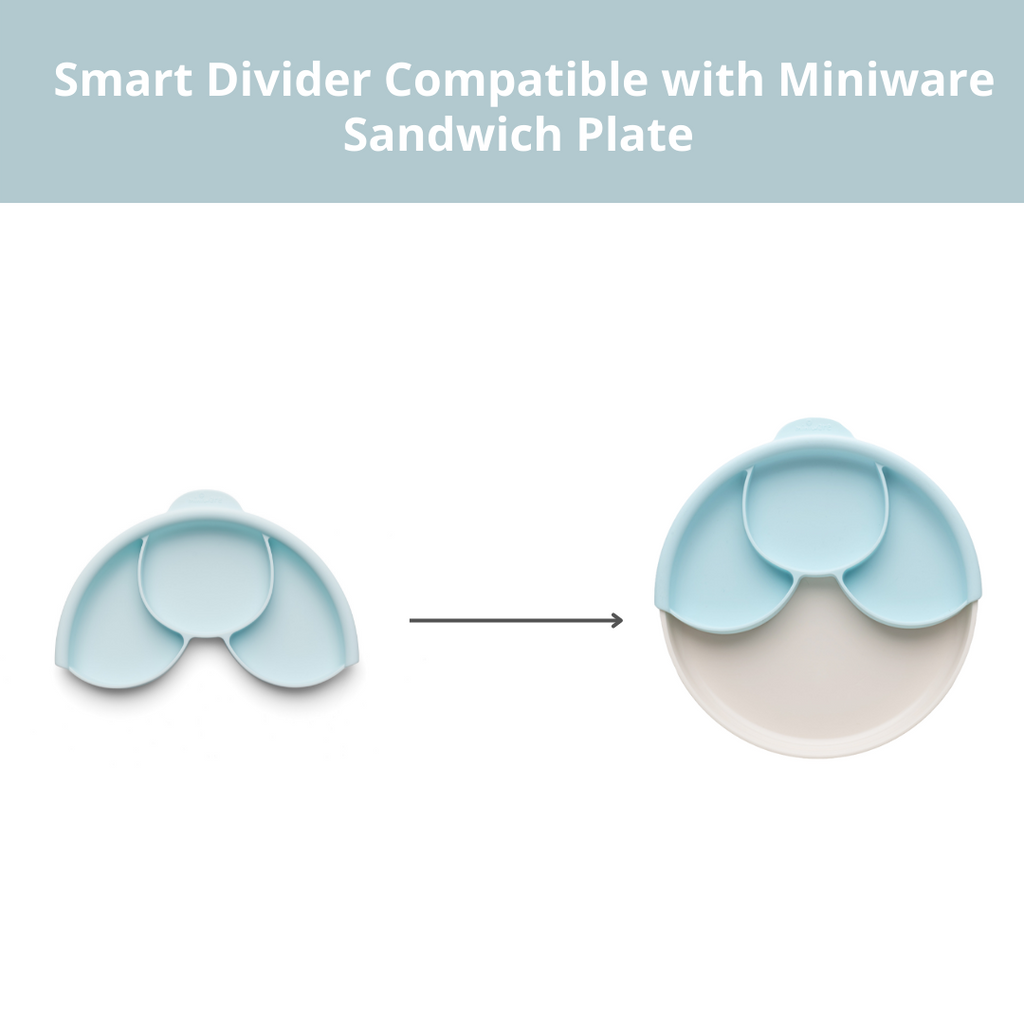 Miniware Sandwich Plate Smart Divider - Silicone Plate Divider for Kids