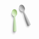 Miniware Training Spoon Set Grey + Lime