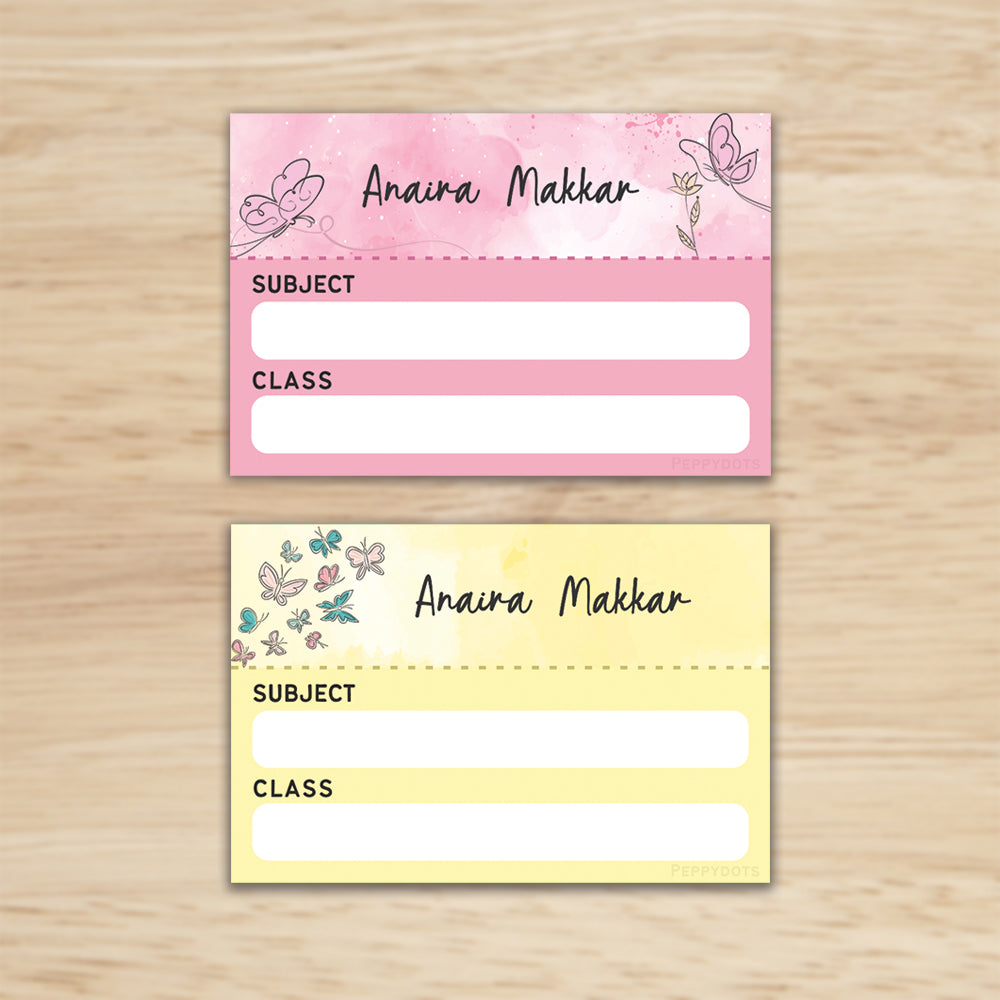 Mini SchoolBook Labels