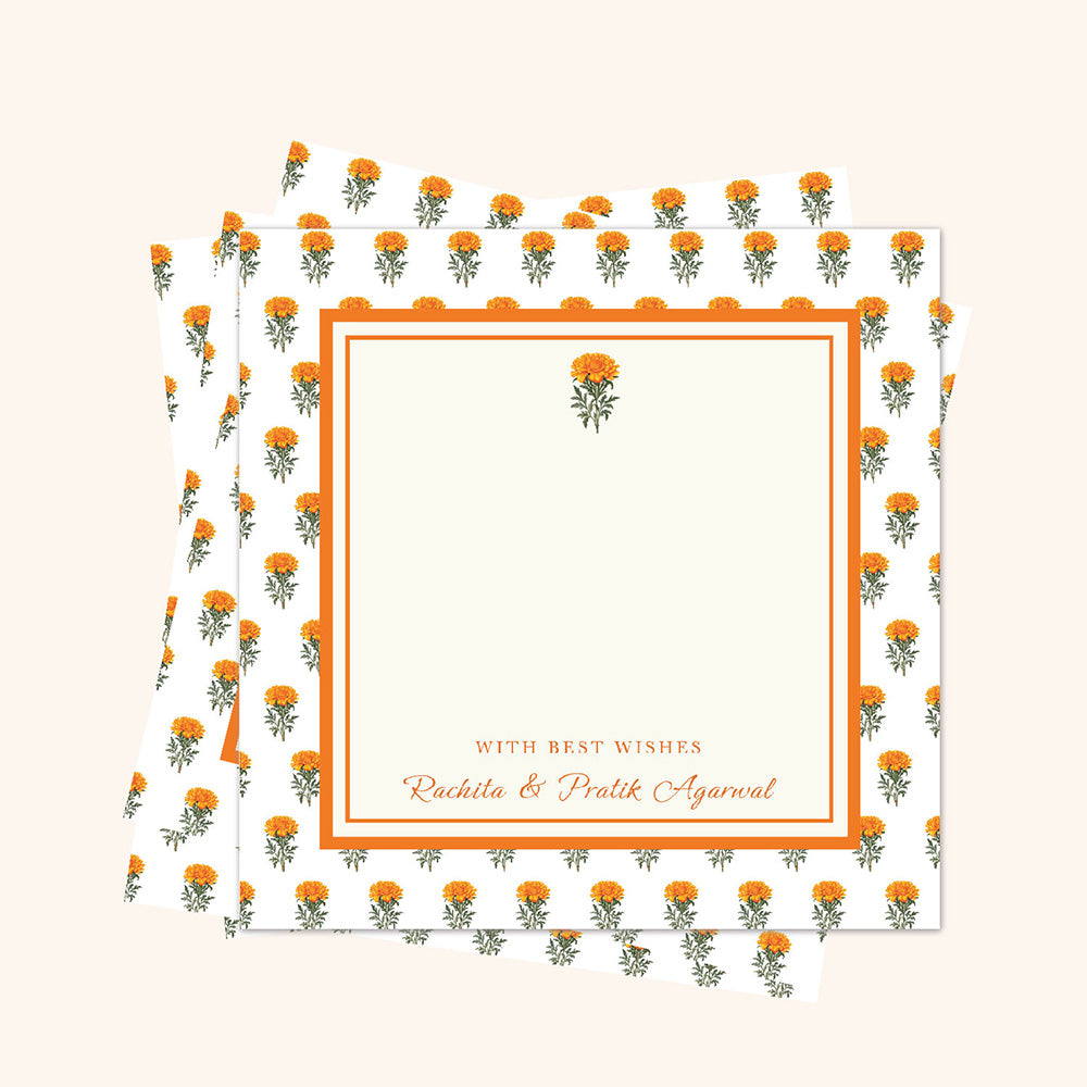 Gift Tags Set of 24 - Marigold Bliss