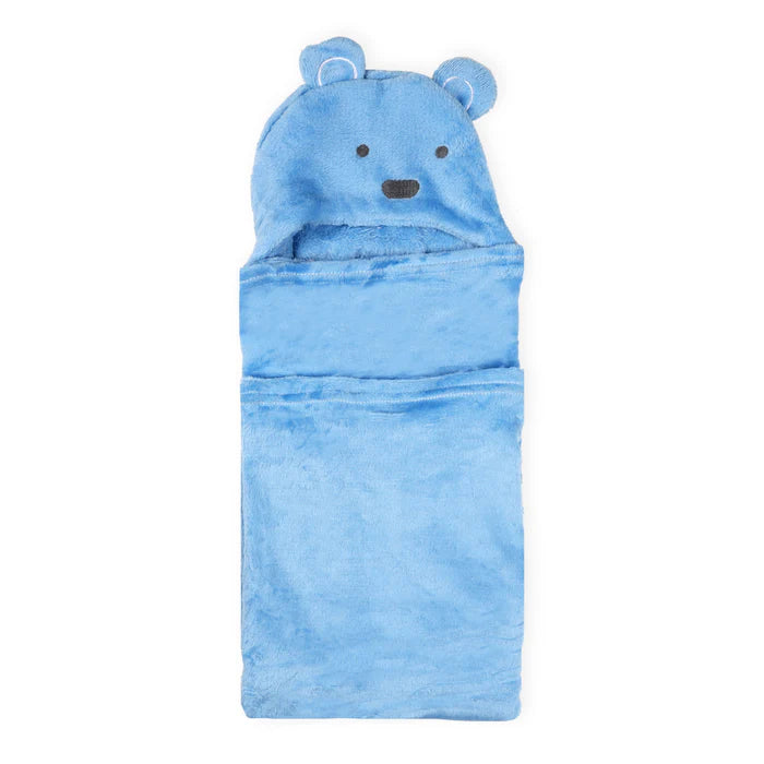Bear Hooded Fur Blanket