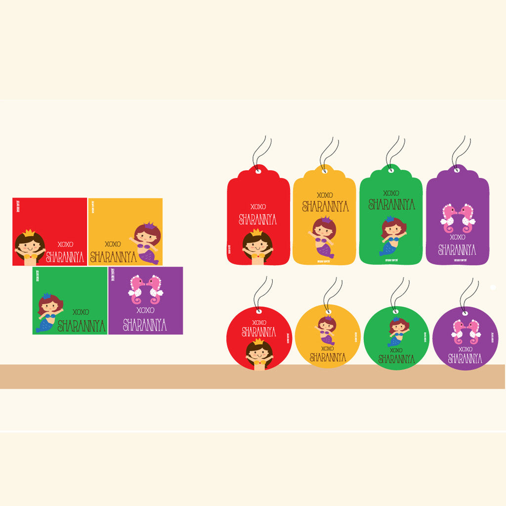 Personalised Gift Tag Set - Set of 80