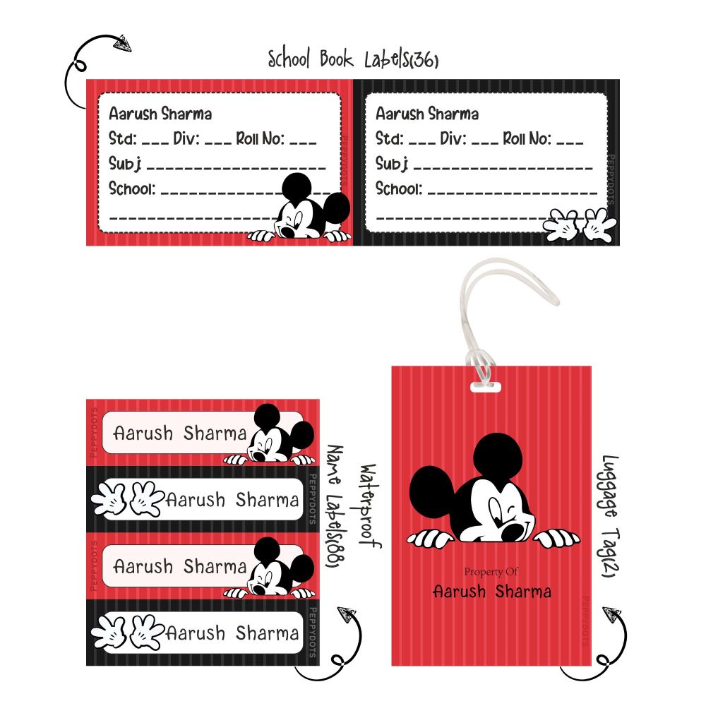 Back To School Combo - Mickey Mouse