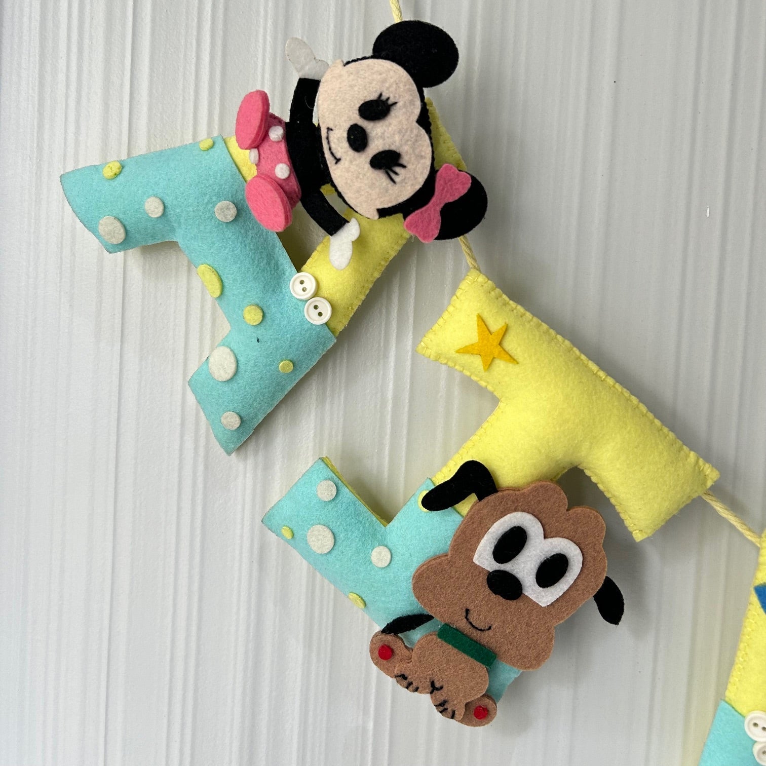 Mickey's Clubhouse Name Bunting/Garland