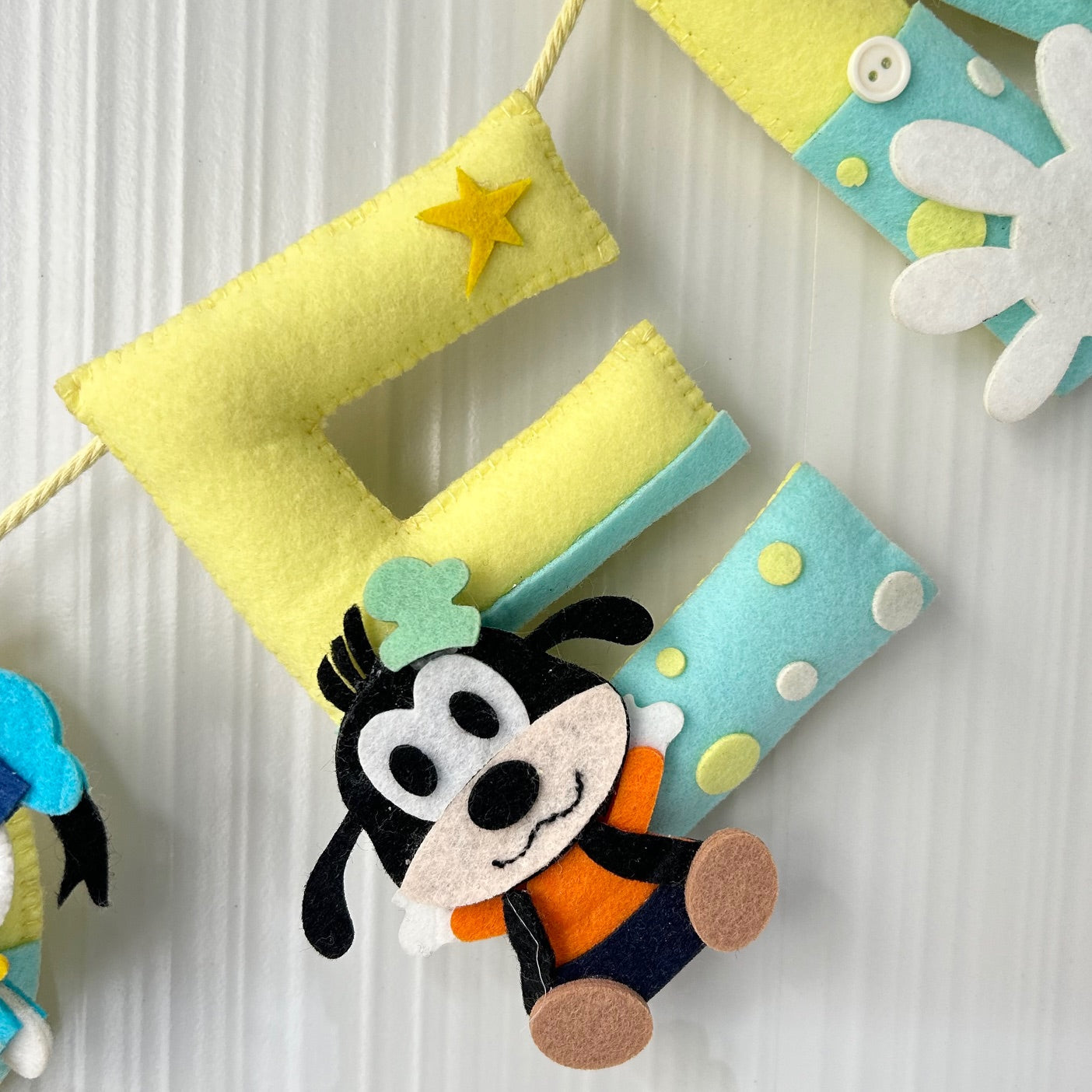 Mickey's Clubhouse Name Bunting/Garland