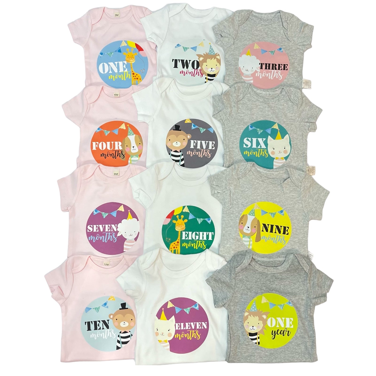 Milestone Memento Romper (Set of 12)