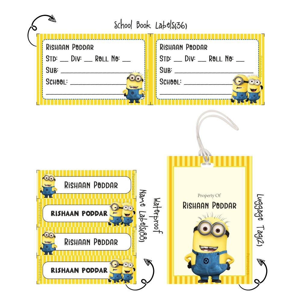 Back To School Combo - Minions