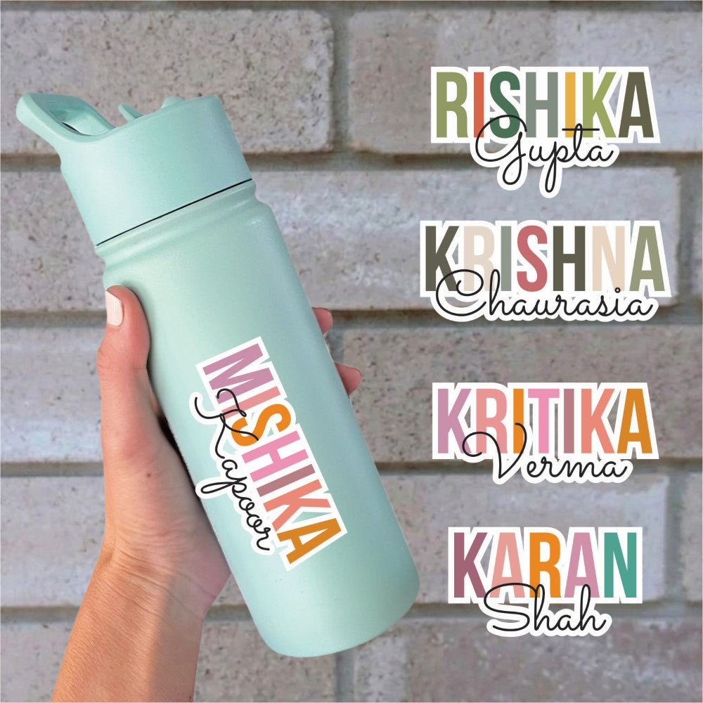 Signature Name Labels