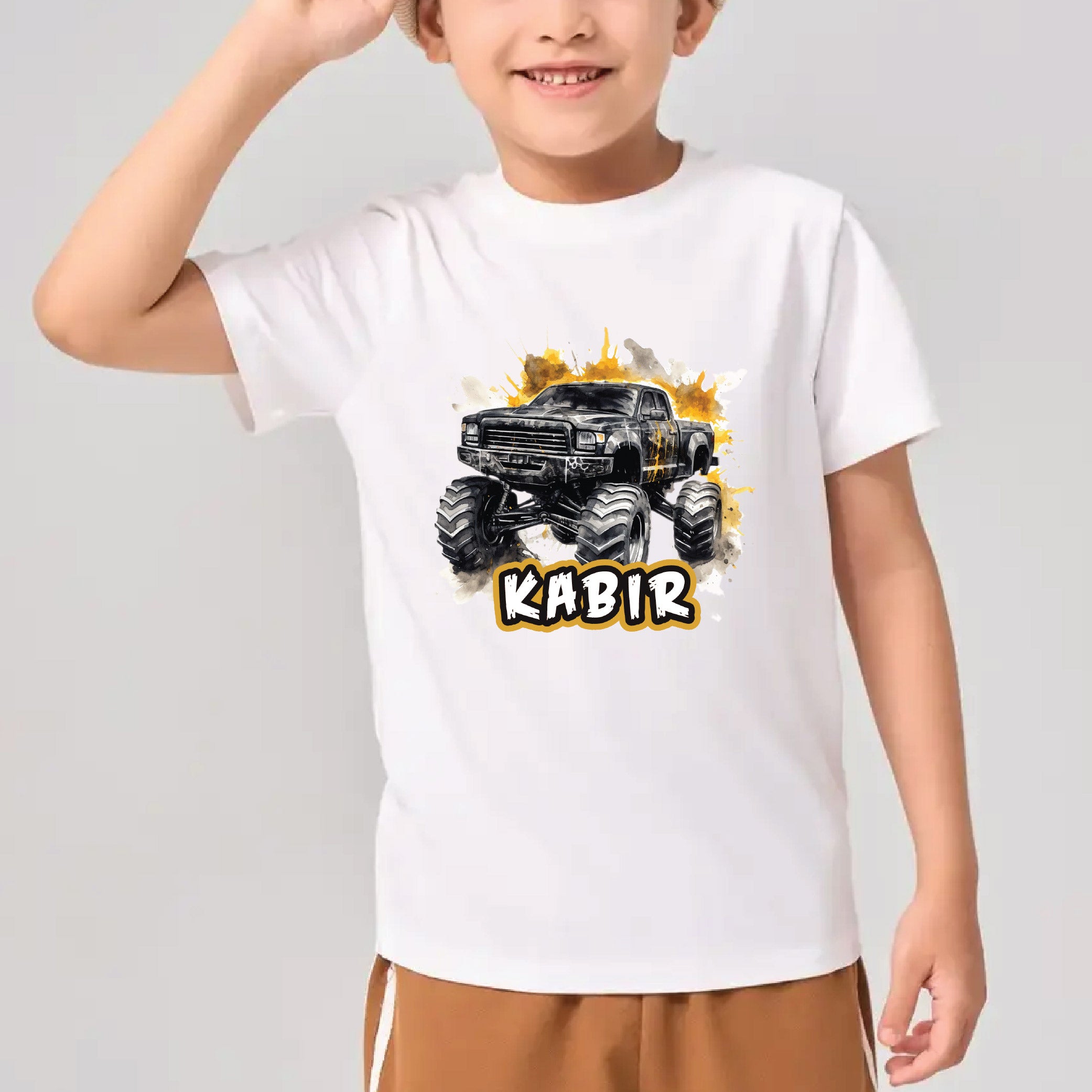 Monster Car Squad Personalised Tshirts