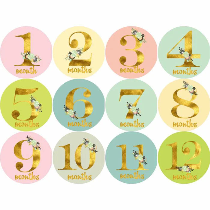 Monthly Milestone Stickers
