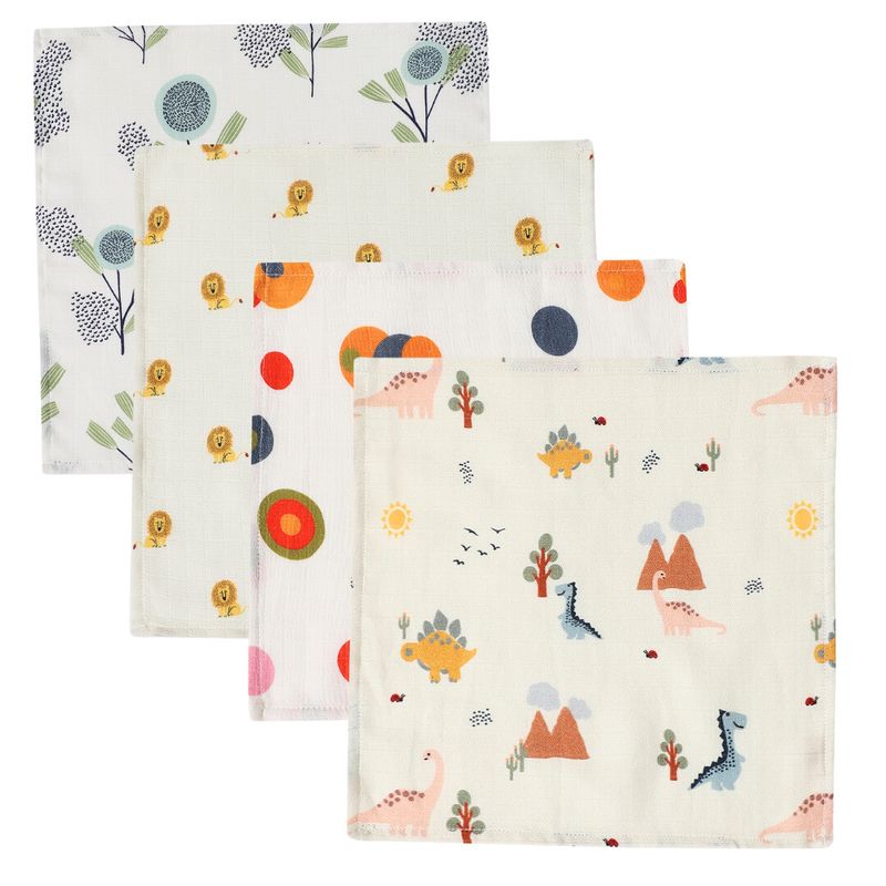 Organic Muslin Face Napkin-Pack of 4