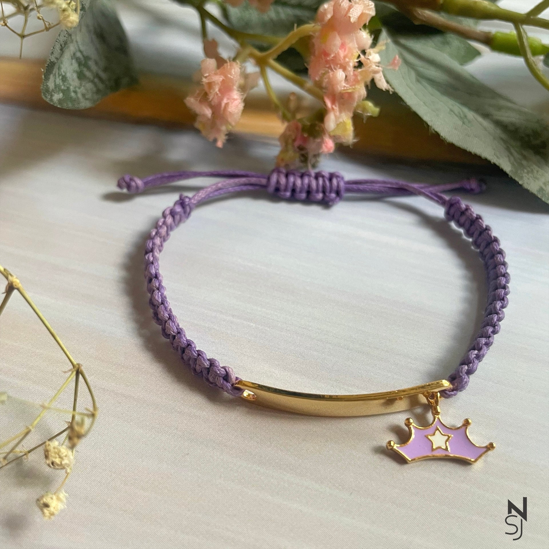 Tiara Adjustable Name Bracelet