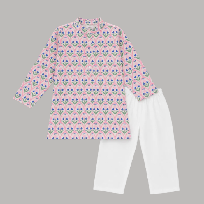 Boys Cotton Kurta Set - Upto 8 Years