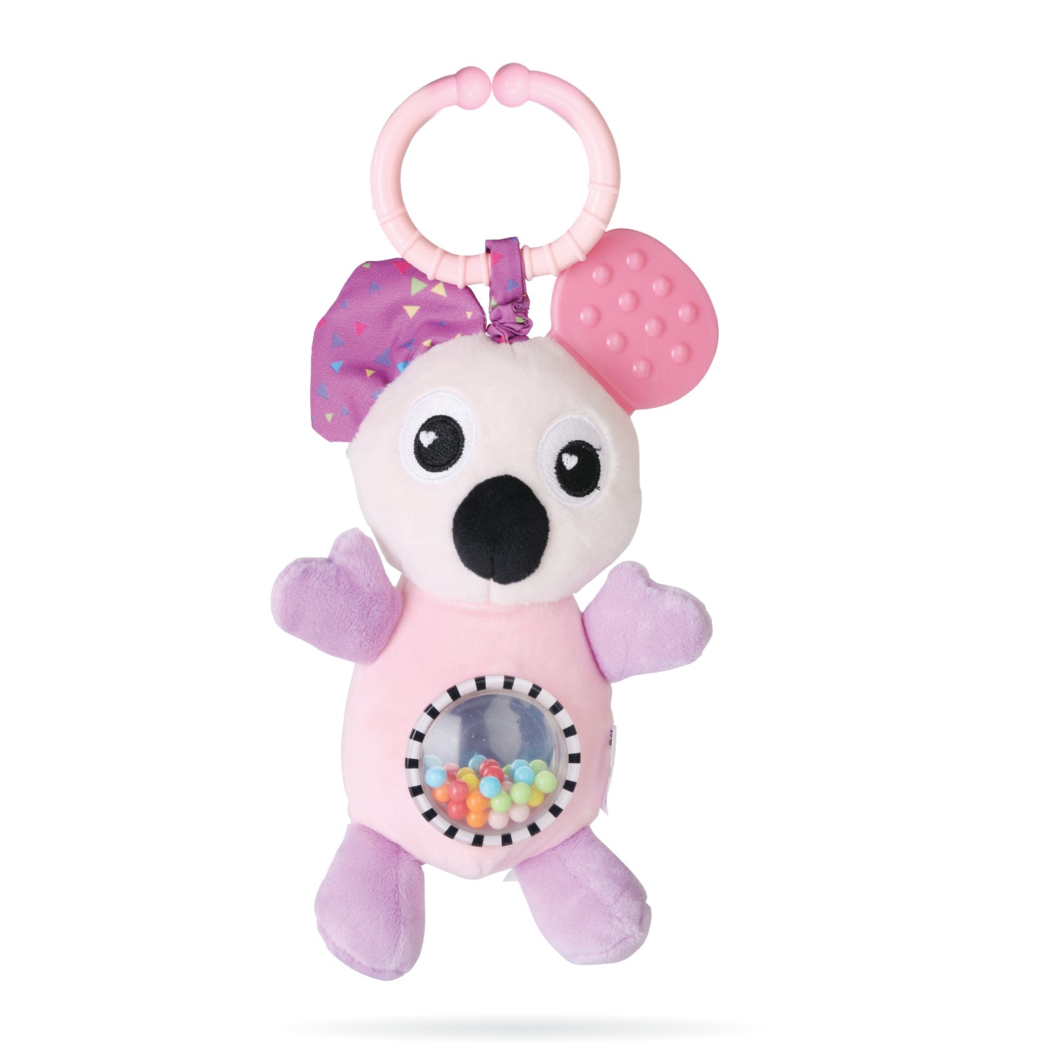Nuluv Koala Jittery Plush Toy I Hanging Rattle & Teether I Stroller Toy for Baby 3 Months+