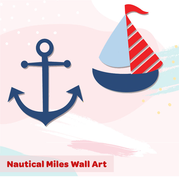 Nautical Miles Wall Art Stickers