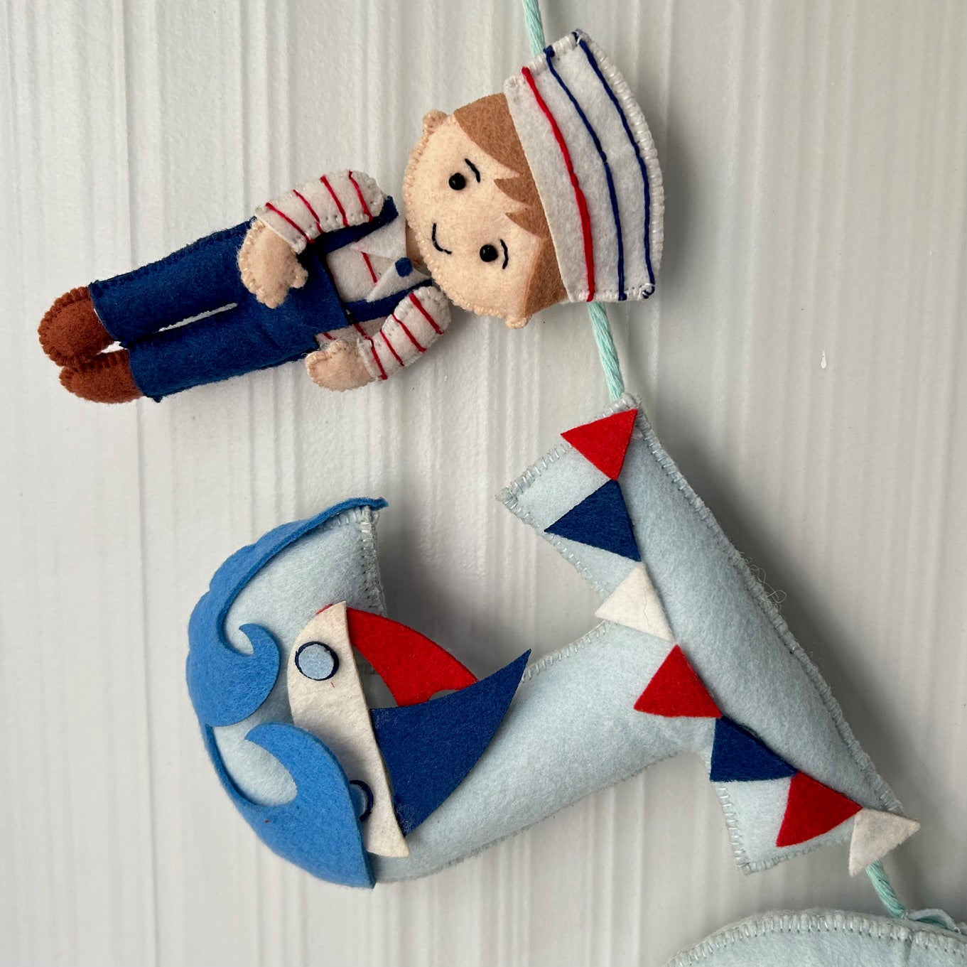 Babble Wrap Nautical Name Bunting/Garland