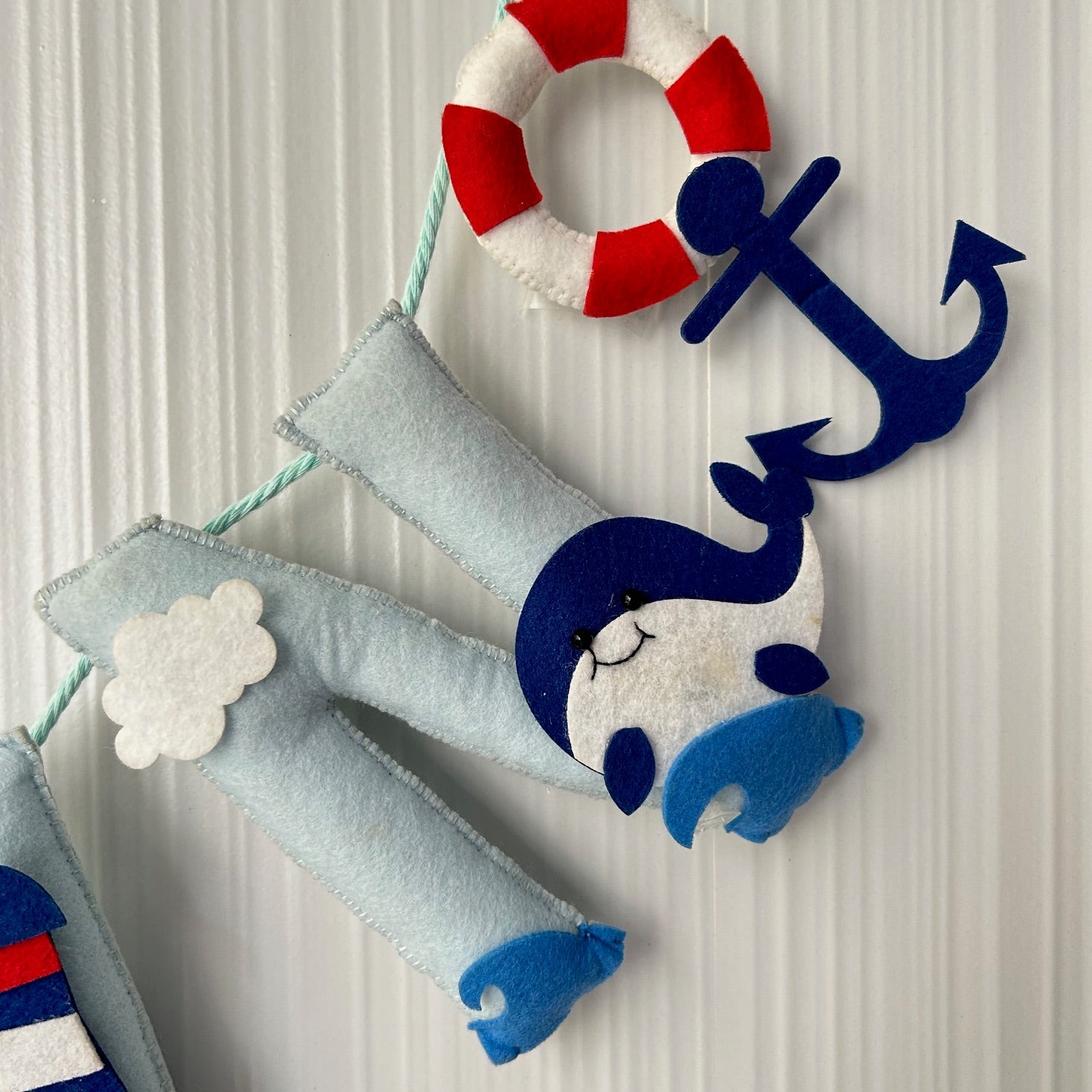 Babble Wrap Nautical Name Bunting/Garland