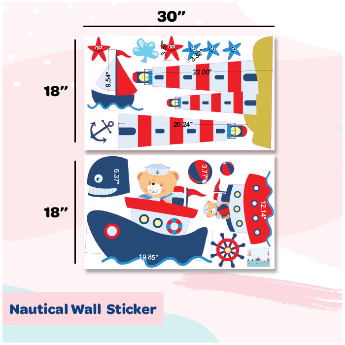 Nautical Theme Wall Stickers