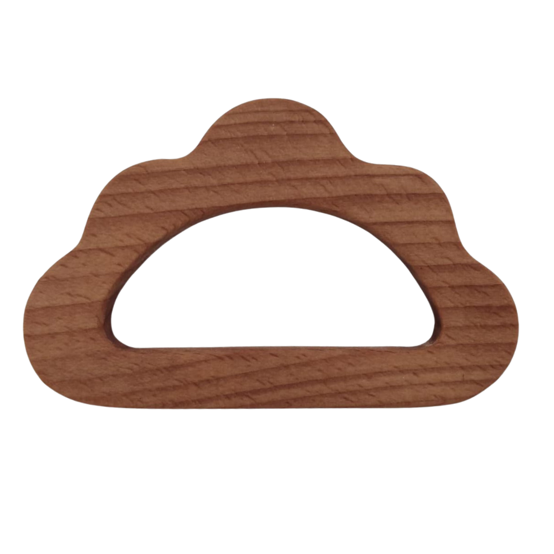 Nesta Toys Beech Wooden Cloud Teether (0-1.5 years)